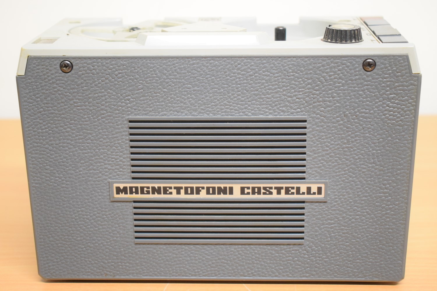 Magnetofoni Castelli S2001 Tragbare Röhren Tonbandmaschine