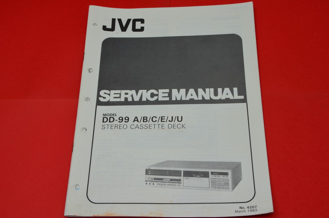 JVC DD-99 Kassettendeck Service Anleitung