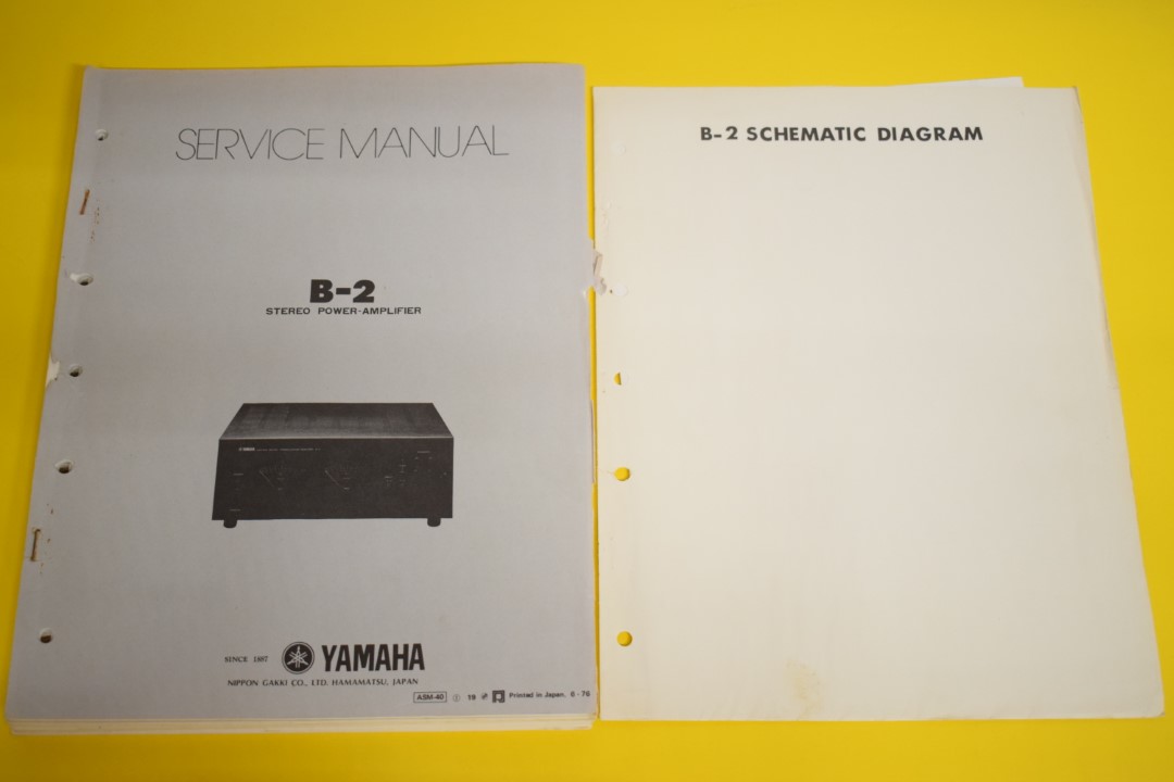 Yamaha B-2 Endstufe Service Anleitung