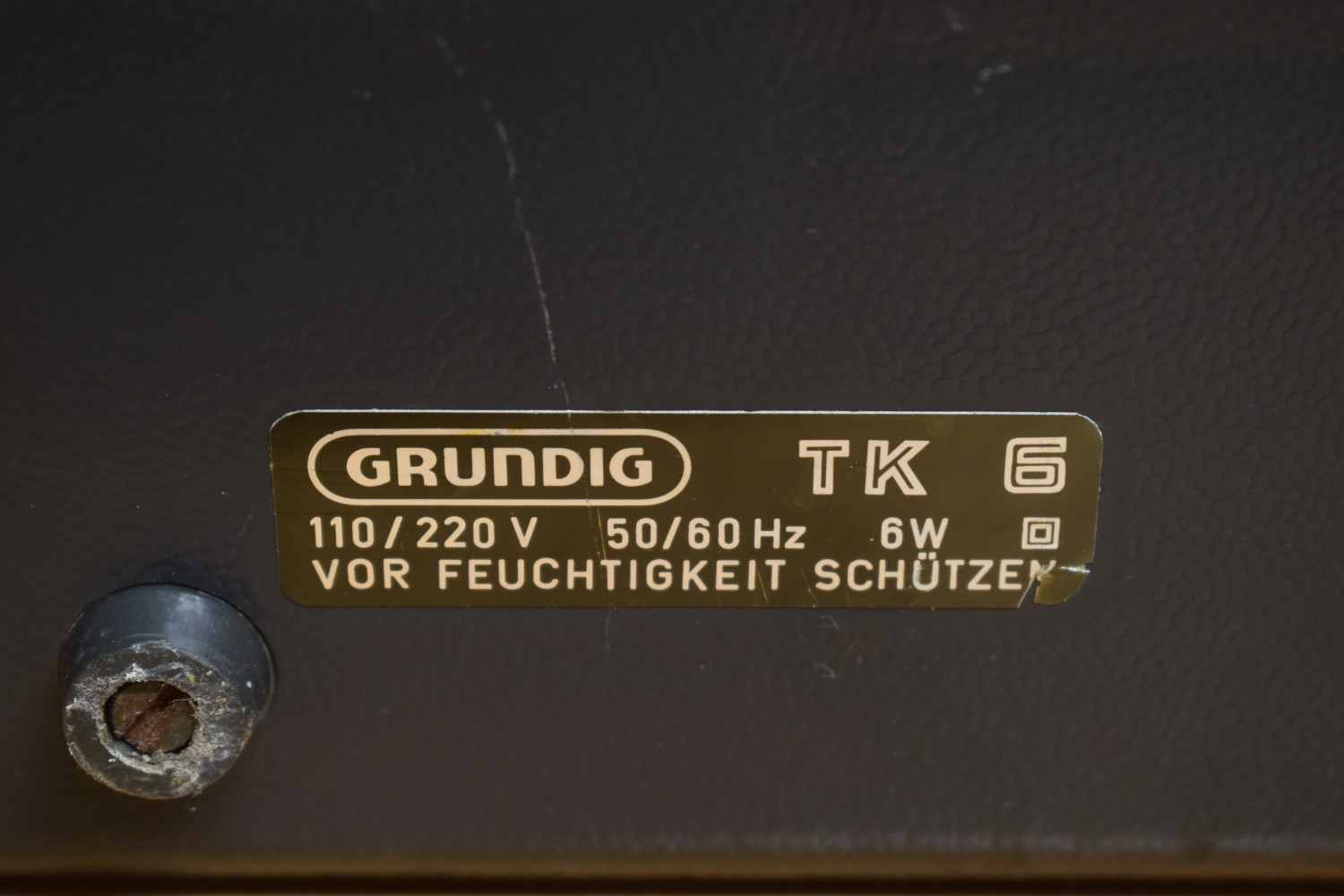 Grundig TK-6 Tonbandmaschine