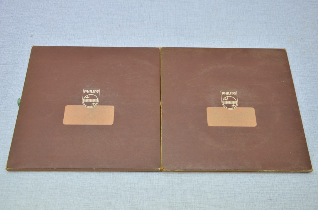 22cm. Philips Plastik Tonbandspule mit Original Karton Schachtel