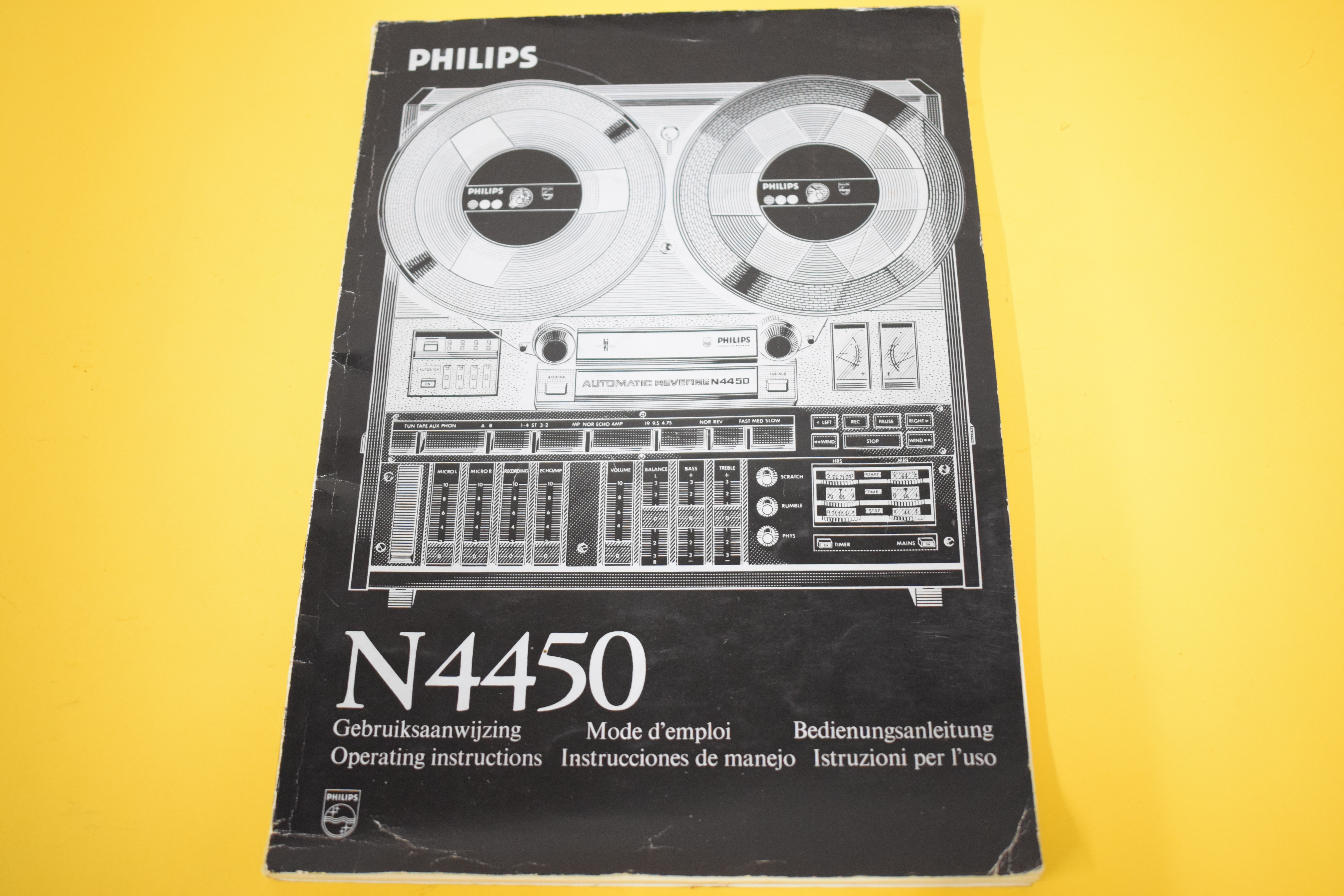 Philips N4450 Tonbandgerät Bedienungsanleitung