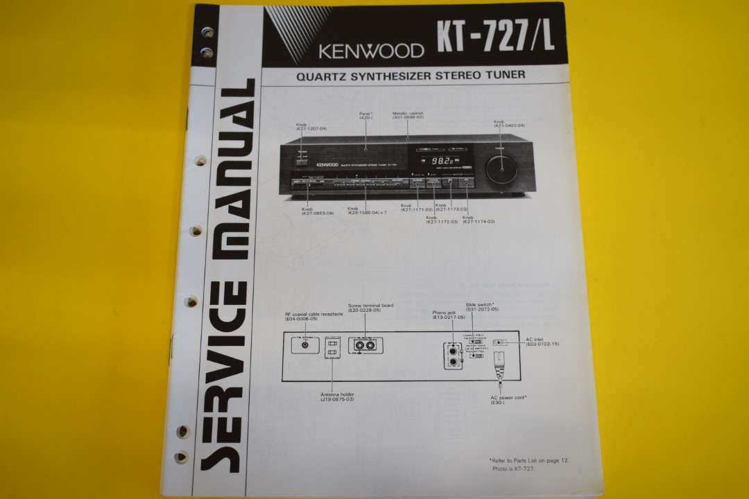 Kenwood KT-727/L Tuner Service Anleitung