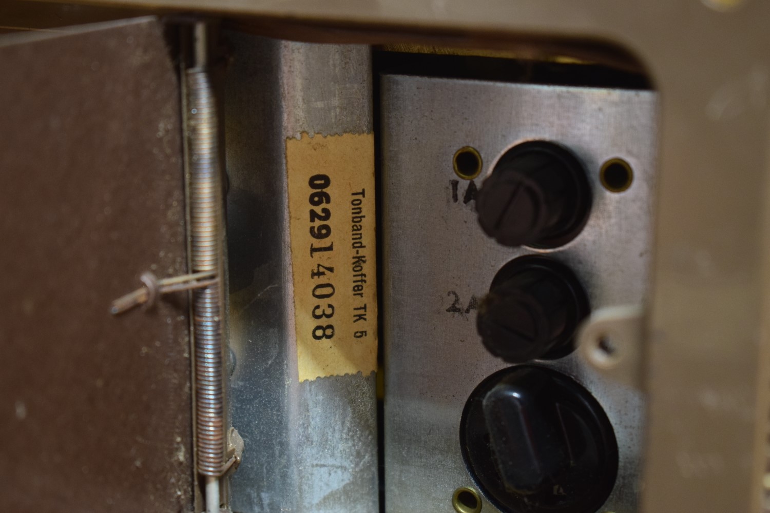 Grundig TK-5 Braun –  Röhren Tonbandmaschine