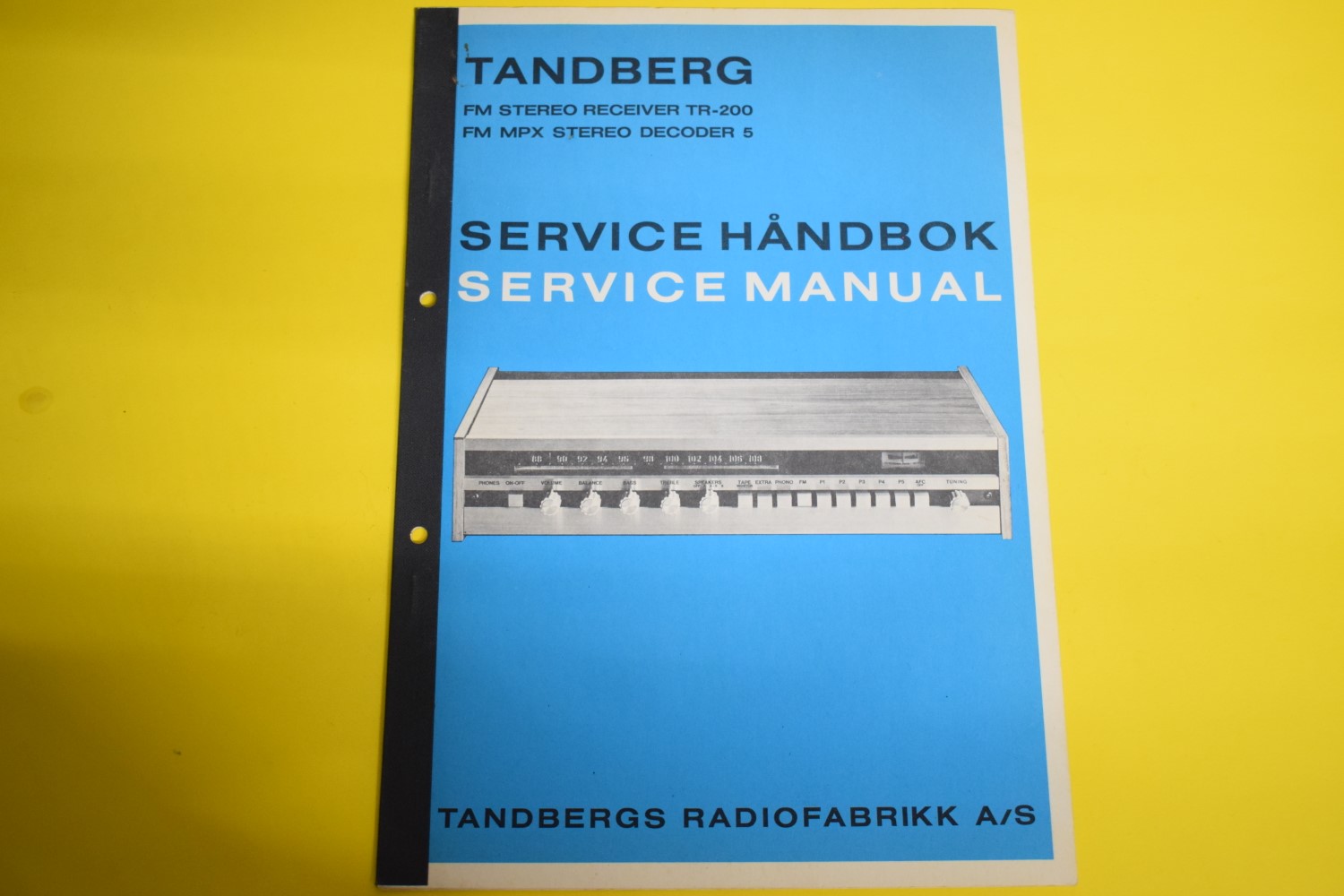 Tandberg TR-200 Receiver Service Anleitung