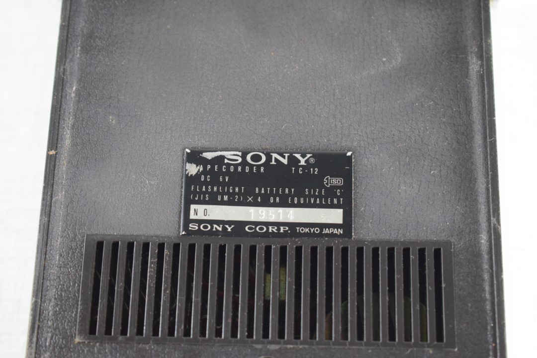 Sony TC-12 Tragbar Kassettendeck