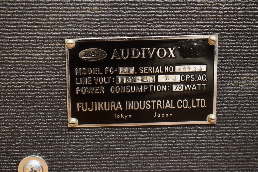 Audivox FC-610 Röhren Tonbandgerät 
