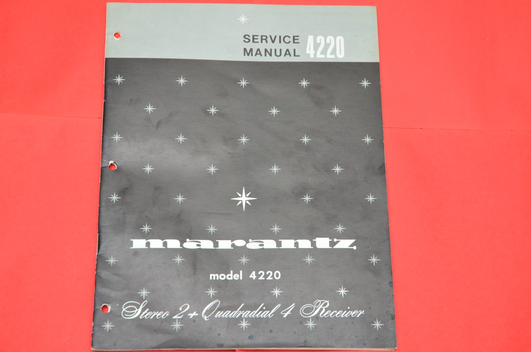 Marantz 4220 Quadro Receiver Service Anleitung