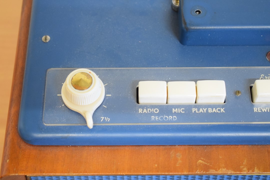 Ericsson Ericorder BAB-2 Blau Röhren Tonbandgerät 