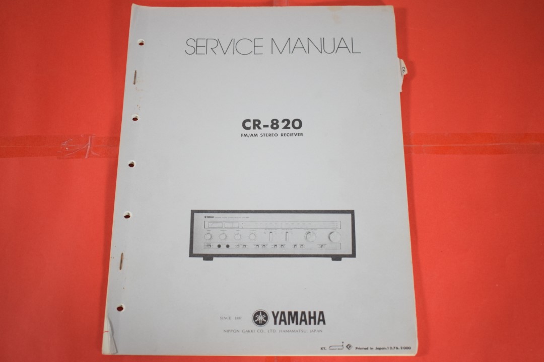 Yamaha CR-820 Receiver Service Anleitung