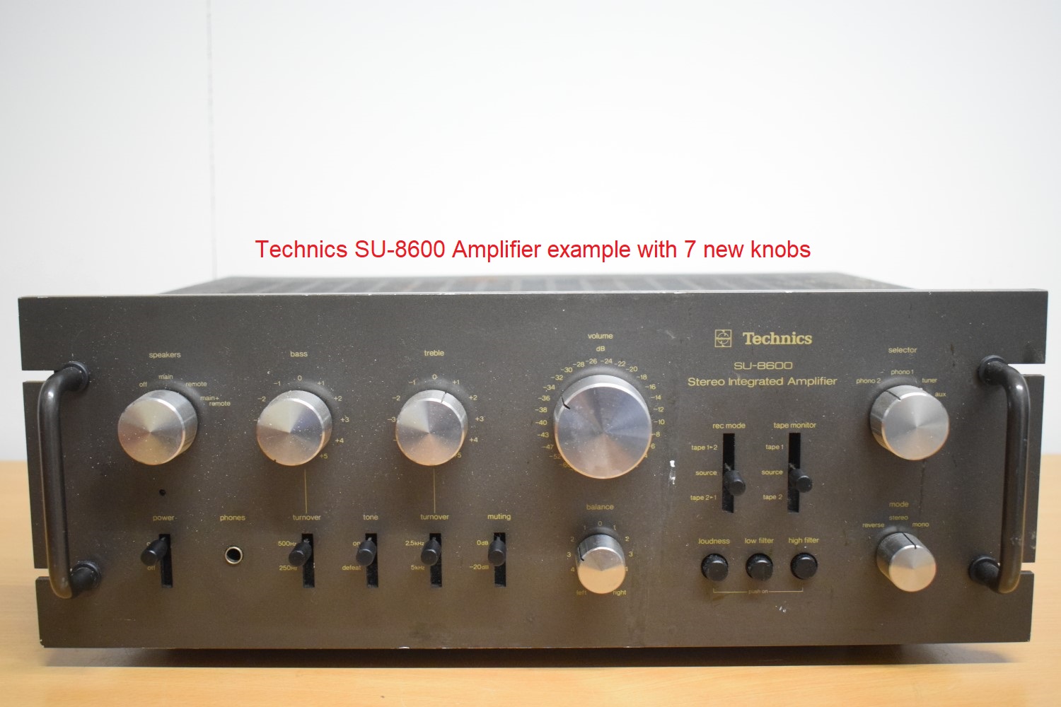 Technics RS-1500 / RS-1506 Knopfsatz 3D-RESIN Repro