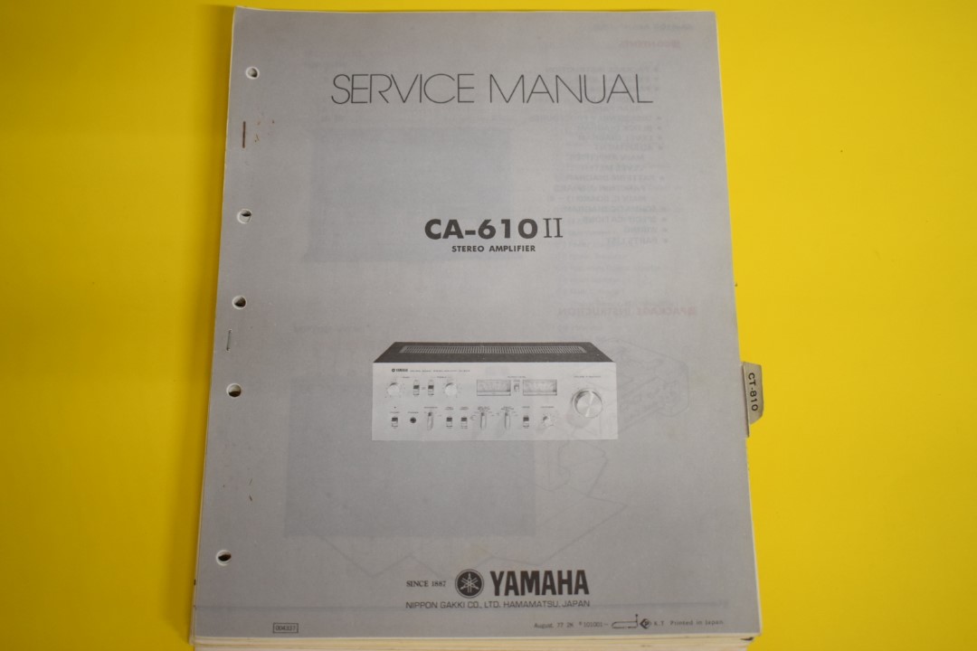 Yamaha CA-610II Verstärker Service Anleitung