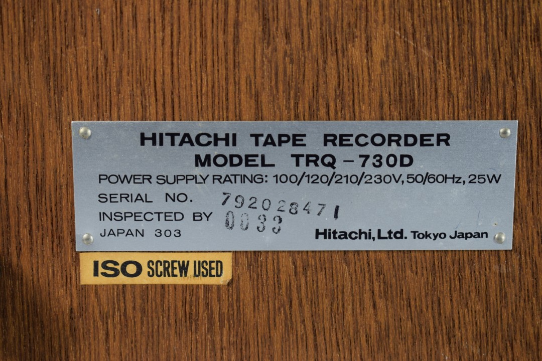Hitachi TRQ-730D Tonbandmaschine