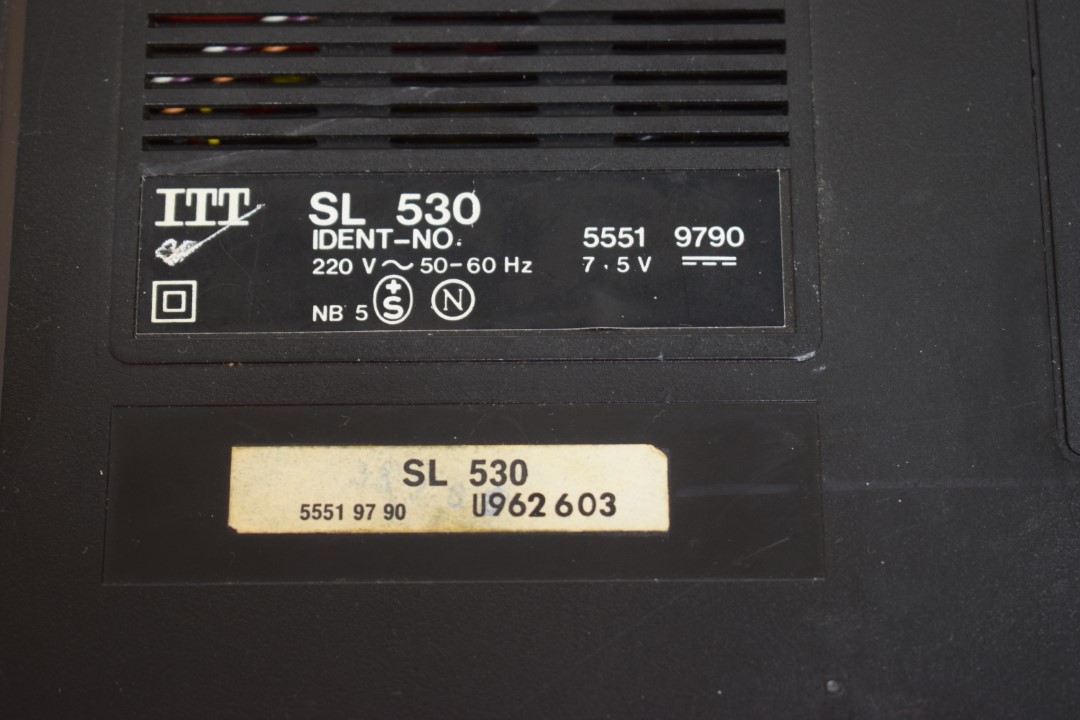 ITT SL 530 Tragbar Kassettendeck auf Batterien