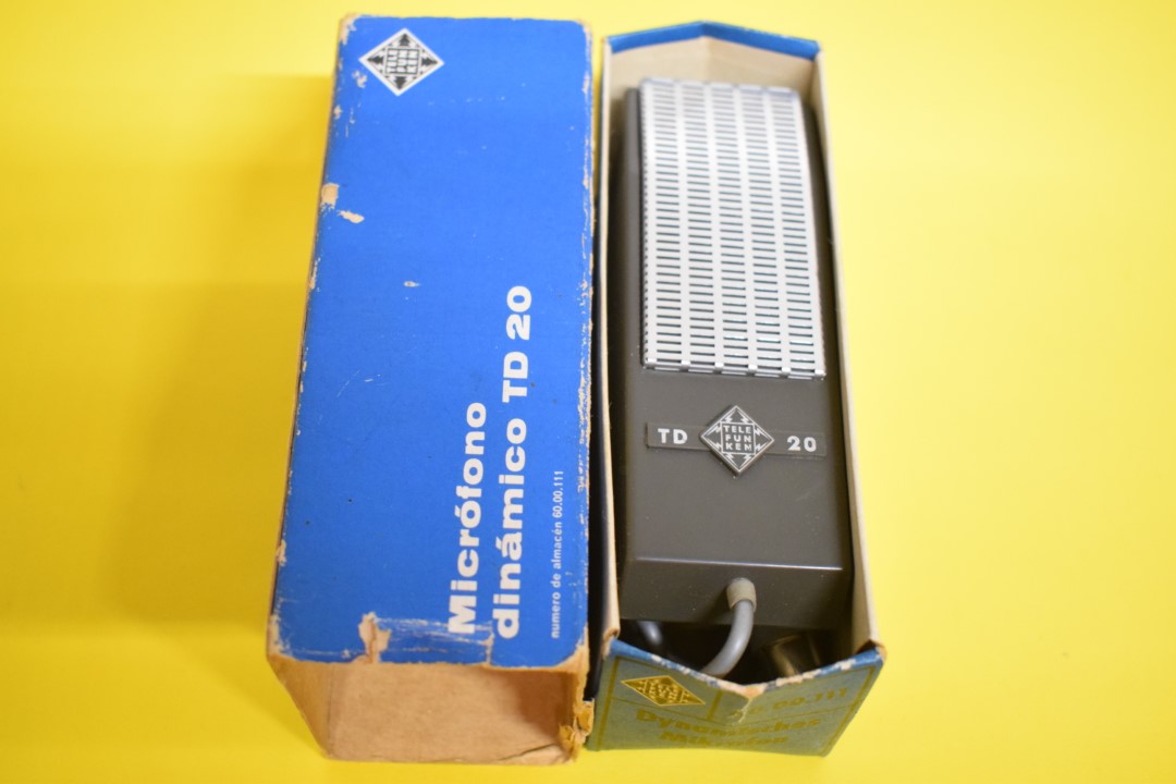 Telefunken TD 20 Dynamisches Mikrofon – In Originale Verpackung