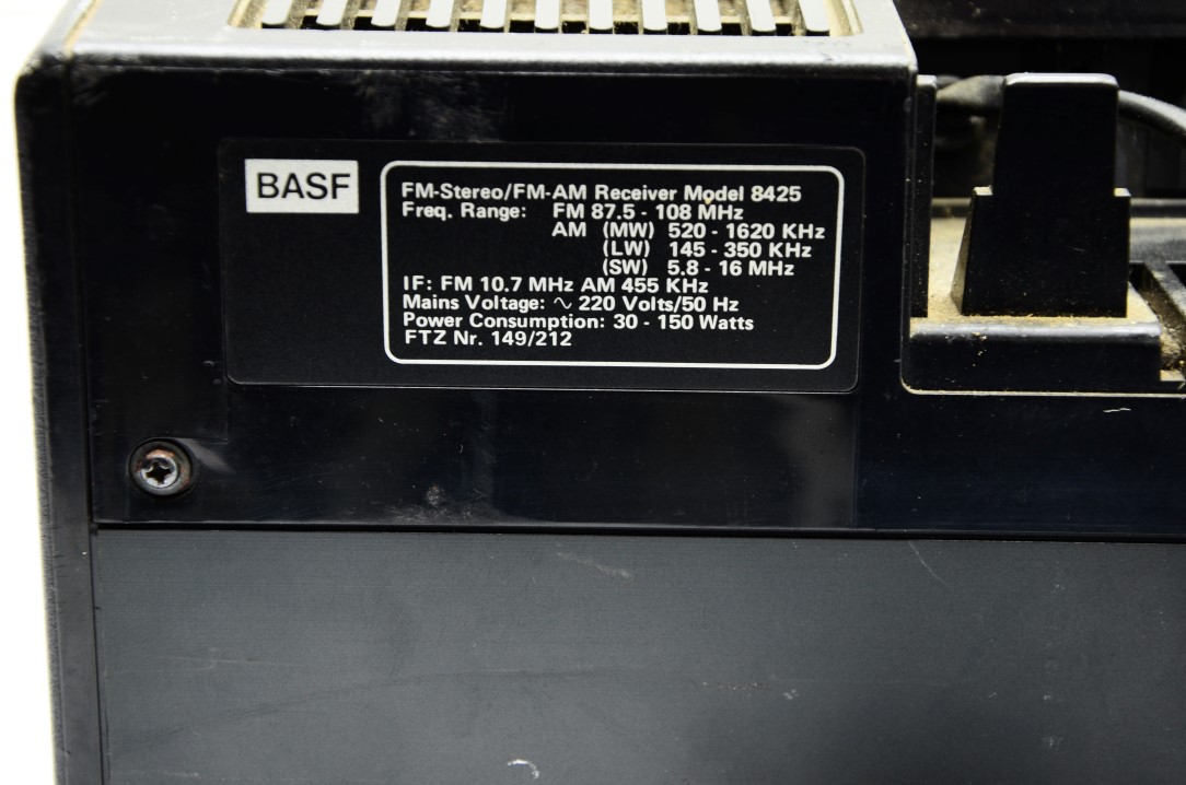 BASF 8425 4 Kanälen Quadrophonische Welt Empfänger
