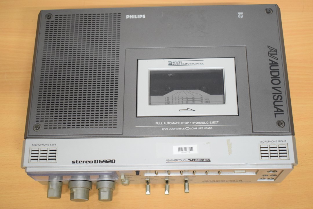 Philips D6920 Silber Tragbar Kassettendeck