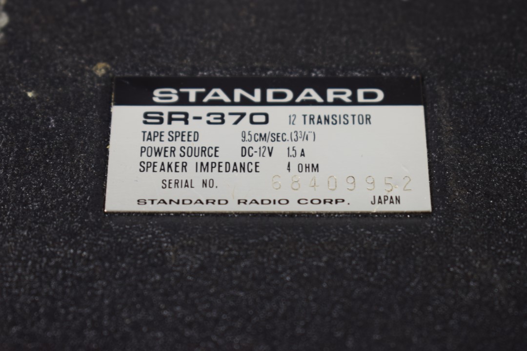 Standard SR-370 4 Kanälen Auto 8Track & Radio Gerät