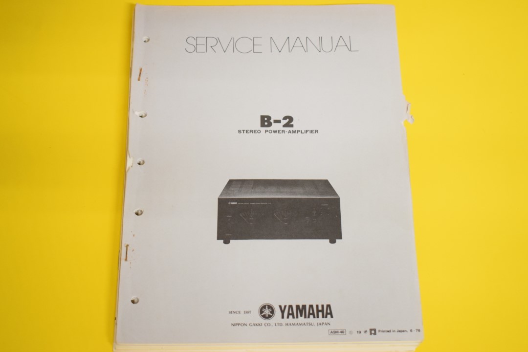 Yamaha B-2 Endstufe Service Anleitung