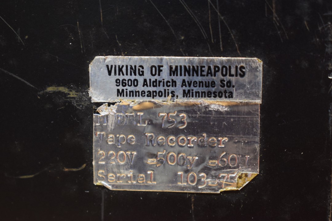 Viking of Minneapolis Model 753 Tonbandmaschine