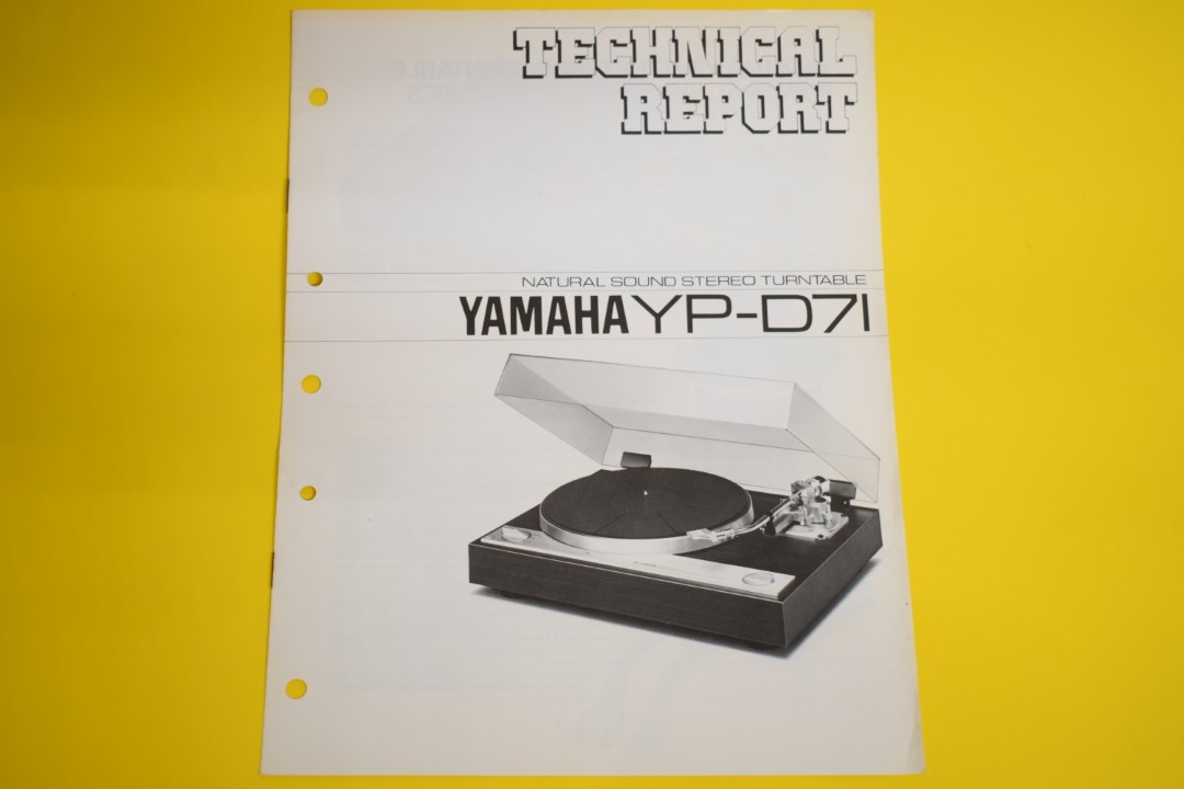 Yamaha YP-D71 Plattenspieler Technischer Report