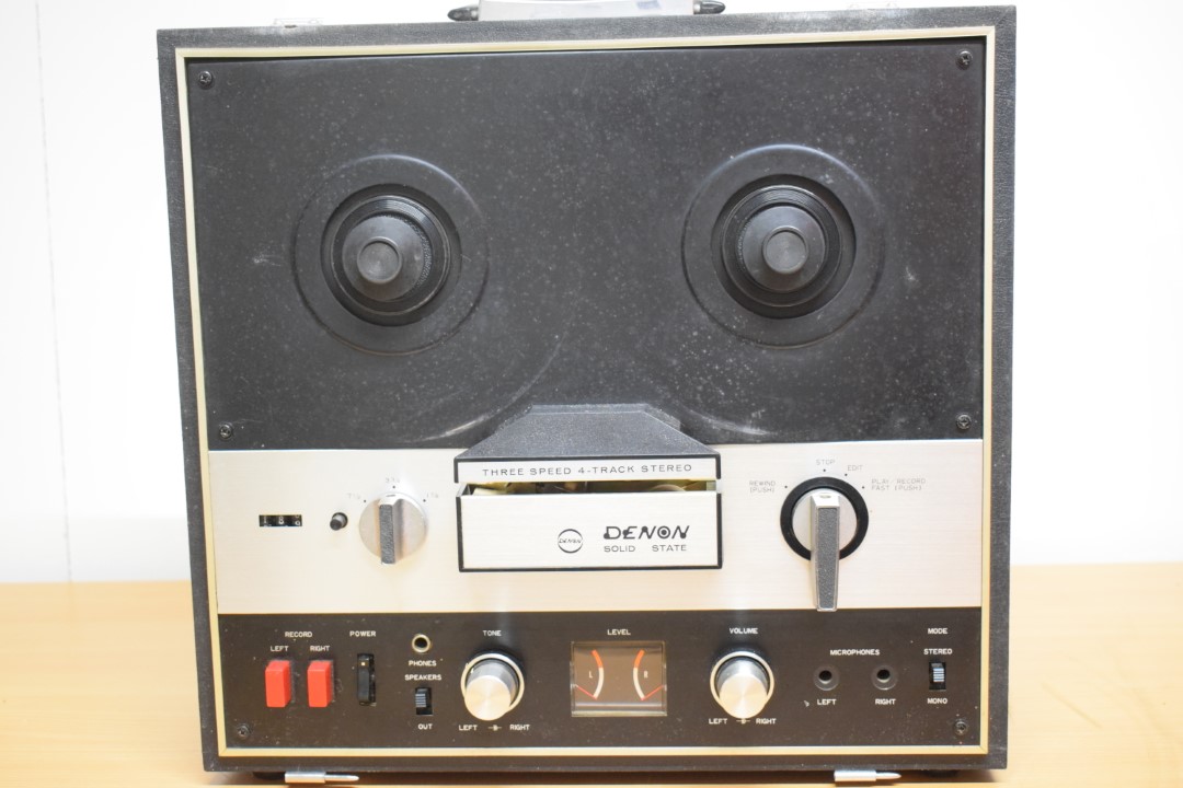 Denon 7H-41, seltene 4 Spur Tonbandmaschine
