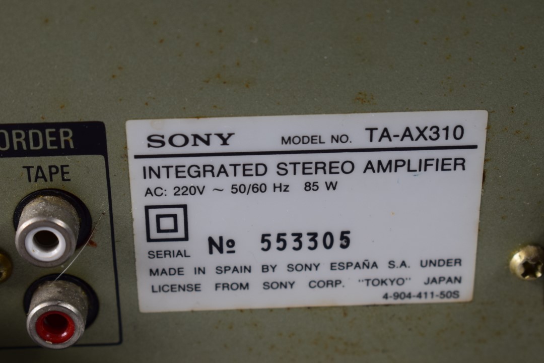 Sony TA-AX310 Stereo Verstärker