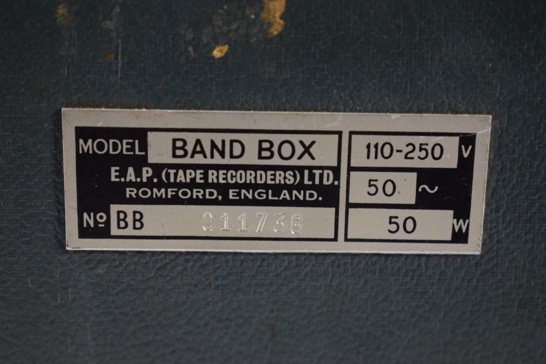 Elizabethan Bandbox Röhren Tonbandmaschine